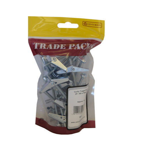 Cavity Toggle Bolt - Zinc Plated - M5 x 75mm - (15 PK)