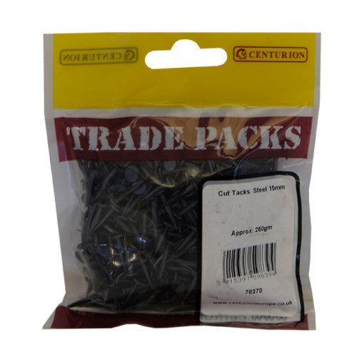 Cut Tacks - Steel -15mm - (250g Pack)