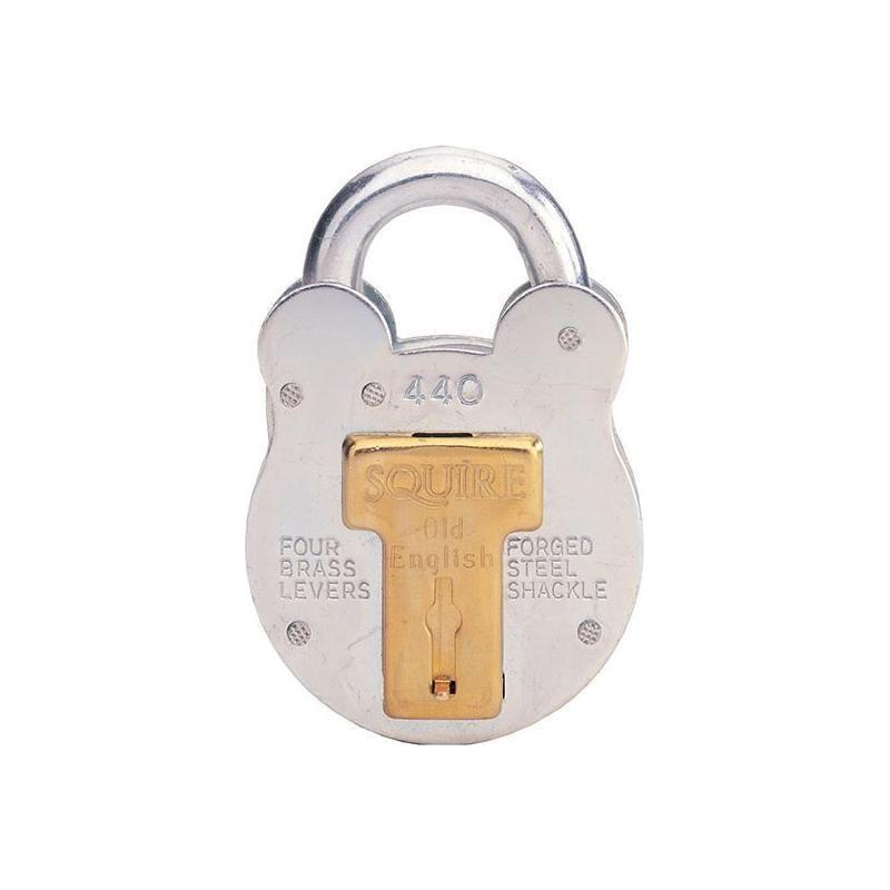Squire 440KA Old English Padlock with Steel Case 51mm Keyed Squire - RockBottom Nothampton