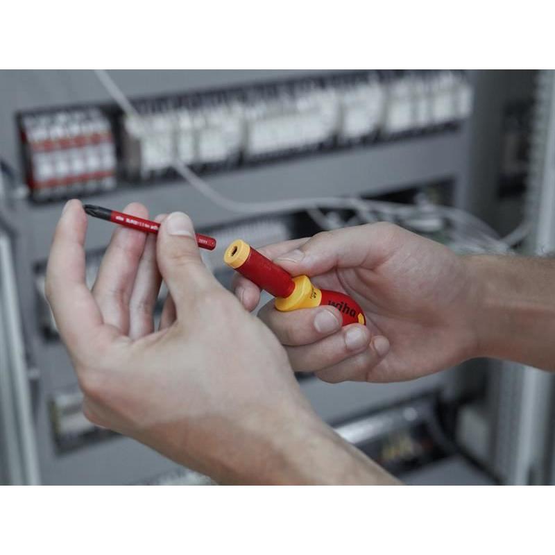 Wiha SoftFinish® electric slimVario Stubby Screwdriver Set, 4 Piece Wiha - RockBottom Northampton