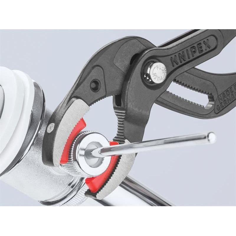 Knipex Plastic Pipe Grip Pliers Plastic Jaws Black 250mm Knipex - RockBottom Northampton