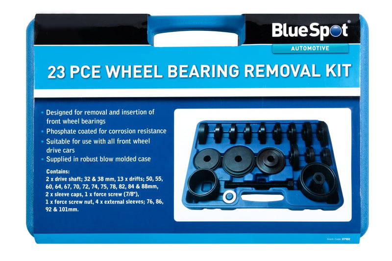 Blue Spot Tools 23 PCE Wheel Bearing Removal Kit