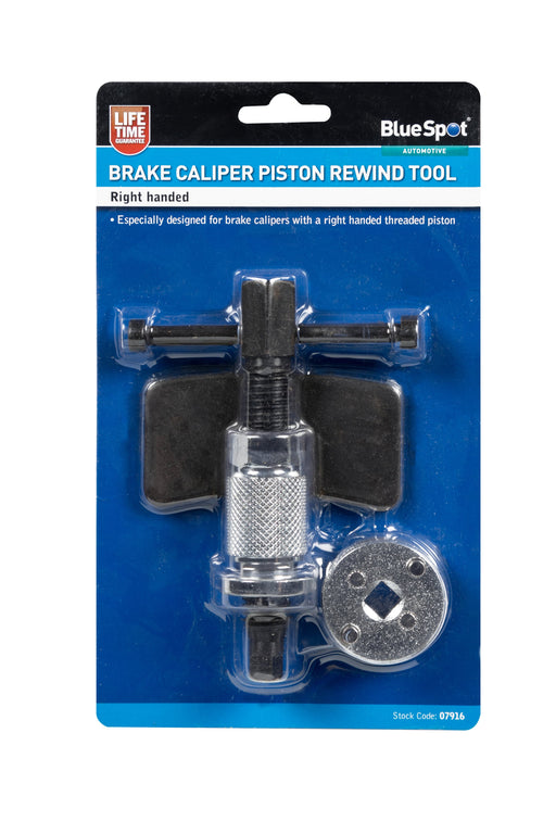 Blue Spot Tools Right Threaded Brake Piston Wind Back Tool