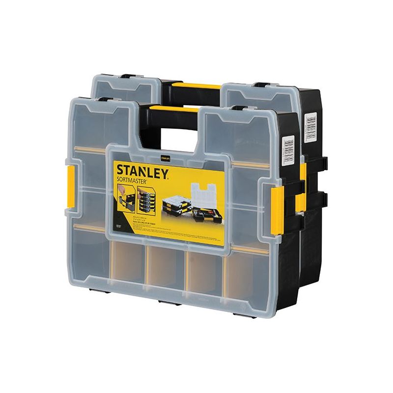 Stanley® Hand Tools SORTMASTER™ Organiser Twin Pack STANLEY® Hand Tools - RockBottom Nothampton