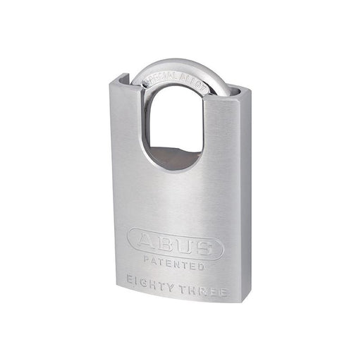 Abus Mechanical 83/50mm Chrome Plated Brass Padlock Hardened Closed Shackle ABUS Mechanical - RockBottom Northampton 