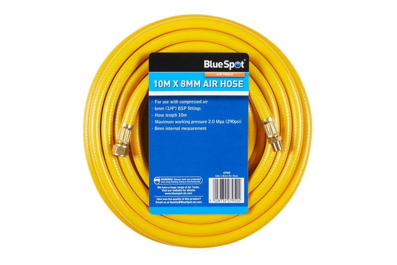 Blue Spot Tools 10mm x 8m Air Hose (High Visibility)