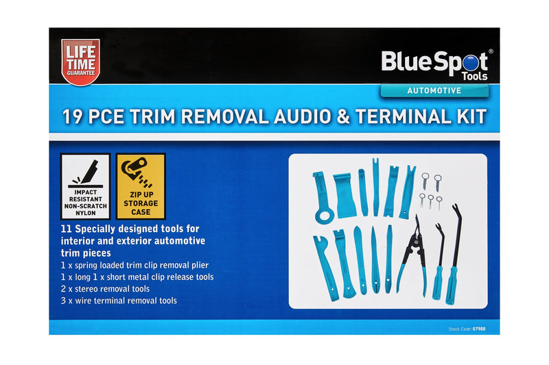 Blue Spot Tools 19 PCE Trim Removal Audio And Terminal Kit