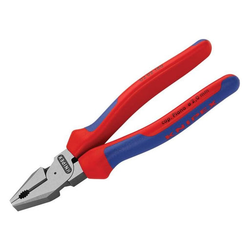 Knipex High Leverage Combination Pliers Multi-Component Grip 180mm Knipex - RockBottom Northampton