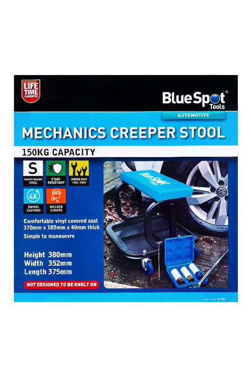 Blue Spot Tools Mechanics Creeper Stool