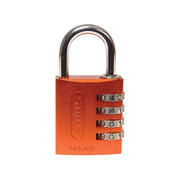 Abus Mechanical 145/40 40mm Aluminium Combination Padlock Orange 49527 ABUS Mechanical - RockBottom Northampton 