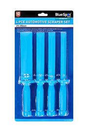 Blue Spot Tools 4 PCE Automotive Plastic Scraper Set