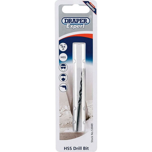 Draper HSS Drill Bit, 9/64" 53049 Draper - Town Tools 