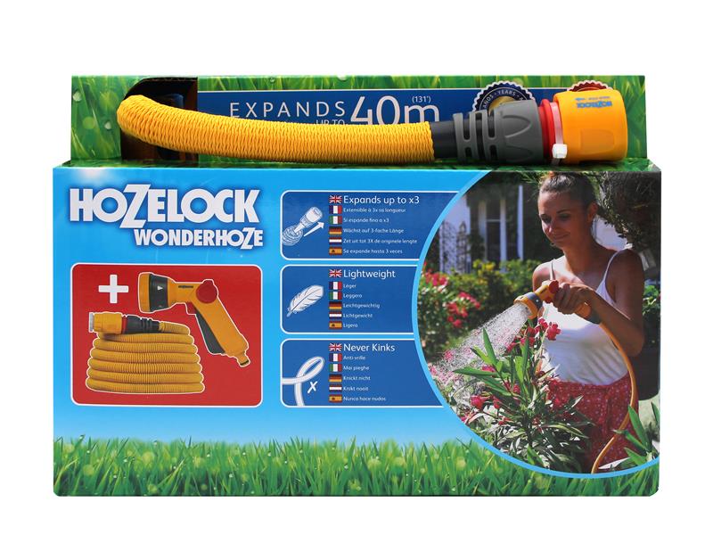 Hozelock Wonderhoze 40m with Multi Spray Gun