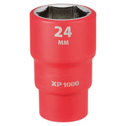 Draper XP1000 VDE Socket, 1/2" Sq. Dr., 24mm Draper - Town Tools