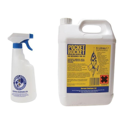 Aerosol Pocket Rocket Lubricant Repellent 5 litre Aerosol - NorthantsTrade Northampton 