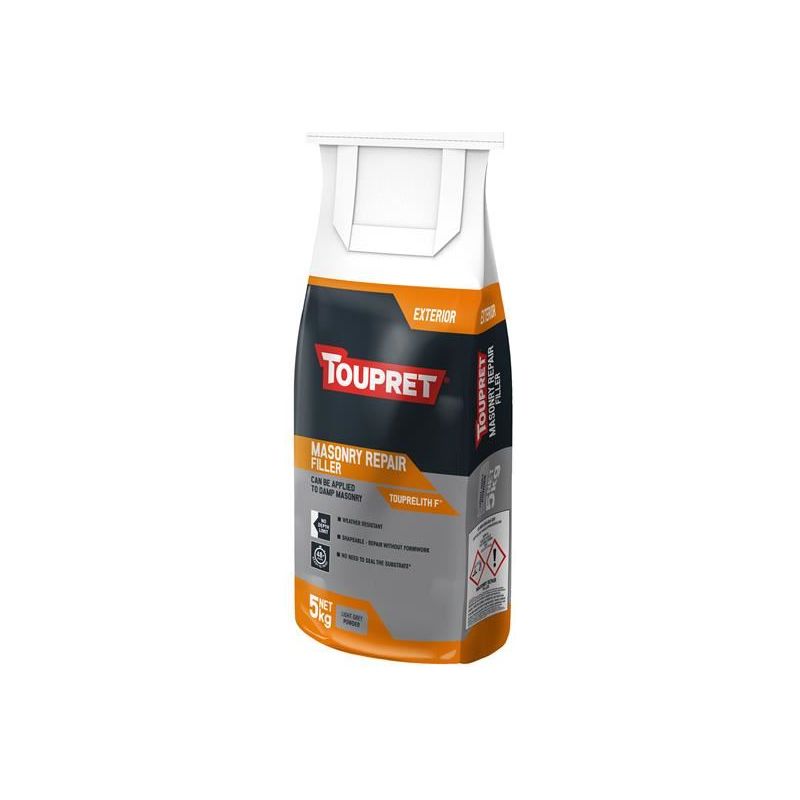 Toupret Exterior Masonry Repair Filler 5kg Toupret - RockBottom Northampton