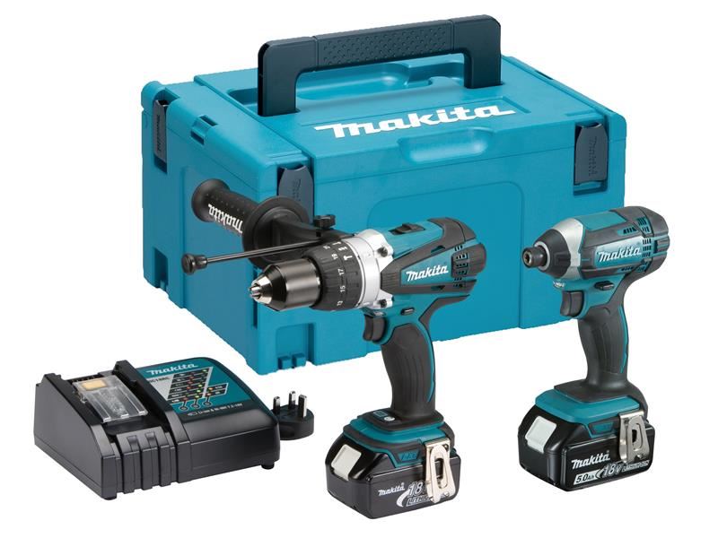 Makita DLX2145TJ LXT Twin Pack 18V 2 x 5.0Ah Li-Ion Makita - RockBottom Northampton 