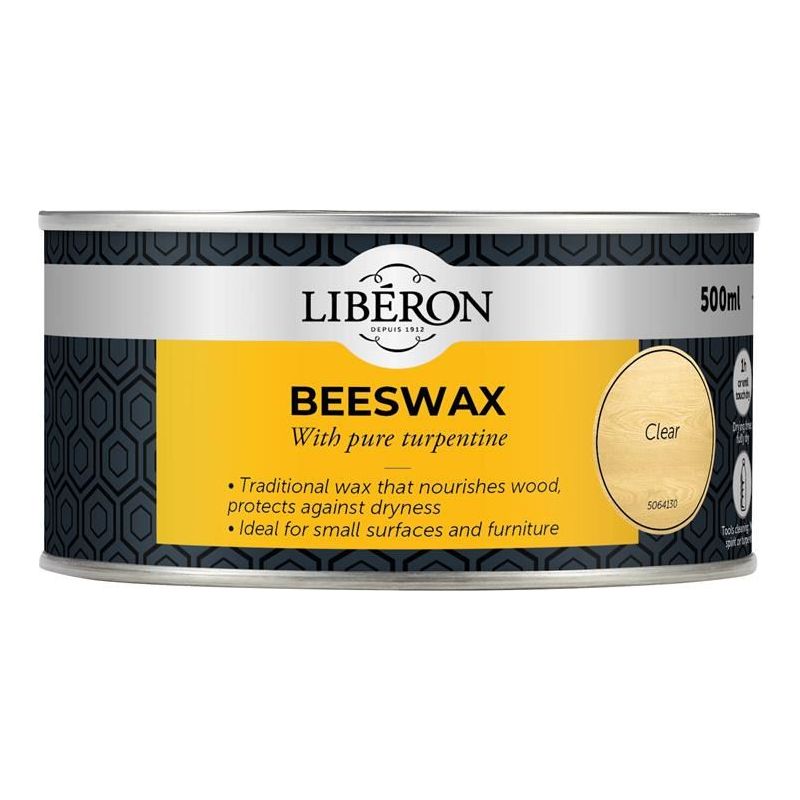 Liberon Beeswax Paste Clear 500ml Liberon - RockBottom Northampton