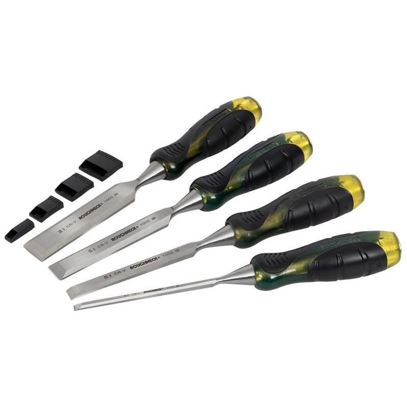 Roughneck Professional Bevel Edge Chisel Set, 4 Piece Roughneck - RockBottom Nothampton