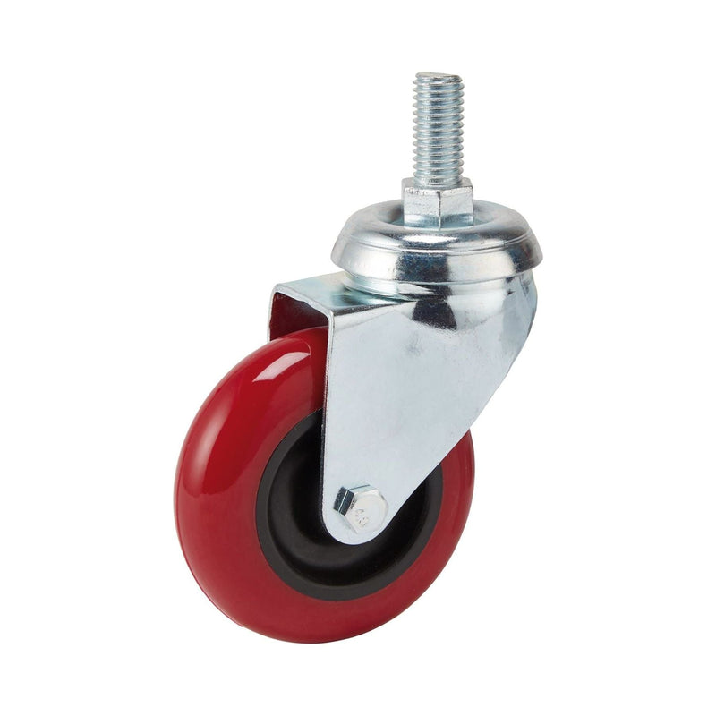 Draper Swivel Bolt Fixing Polyurethane Wheel, 75mm Diameter, S.W.L. 70kg Draper - Town Tools