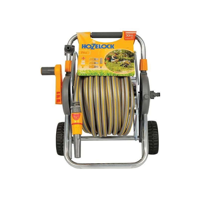 Hozelock 2436 60m Metal Pro Hose Cart & 30m of 12.5mm Hose Hozelock - RockBottom Northampton