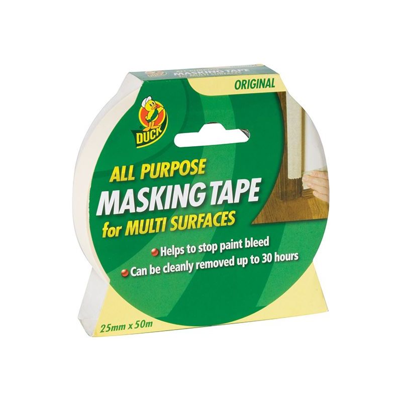 Shurtape Duck Tape® All-Purpose Masking Tape 25mm x 50m Shurtape - RockBottom Nothampton