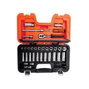Bahco S330L 3/8in Deep Drive Socket Set, 53 Piece Bahco - RockBottom Northampton