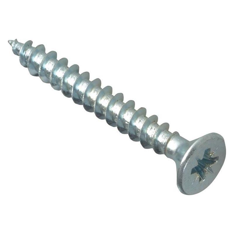 Forgefix Multi-Purpose Pozi Compatible Screw CSK ST ZP 5 x 40mm Box 200 ForgeFix - RockBottom Northampton