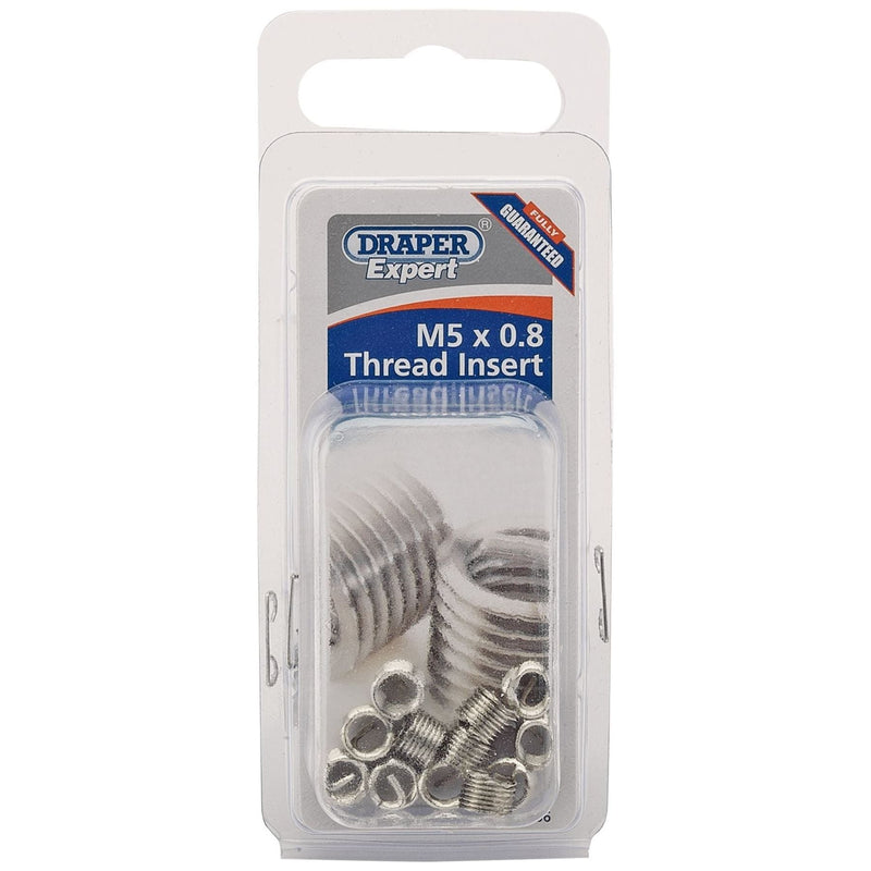 Draper Metric Thread Insert Refill, M5 x 0.8 (Pack of 12) 21706 Draper - Town Tools 