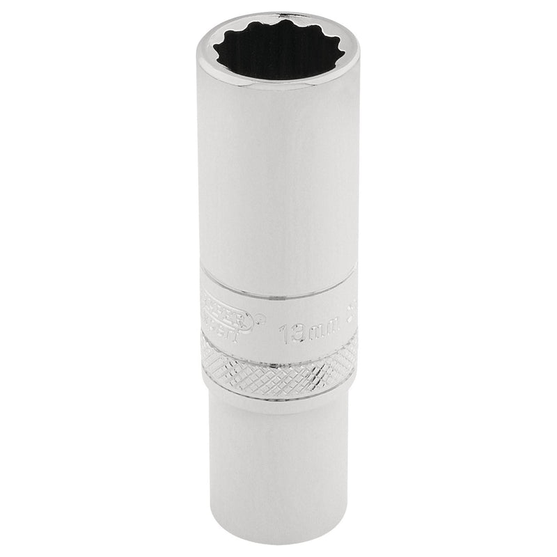 Draper HI-TORQ 12 Point Deep Socket, 3/8" Sq. Dr., 12mm 32822 Draper - Town Tools 
