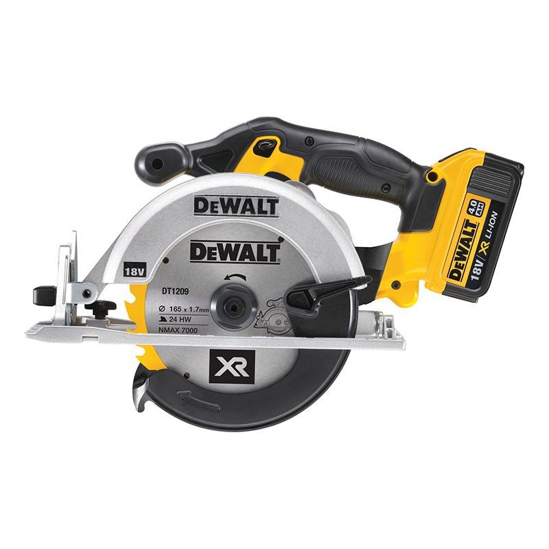 Dewalt Power Tools DCS391M2 Premium XR Circular Saw 165mm 18V 2 x 4.0Ah Li-ion DeWALT Power Tools - RockBottom Northampton