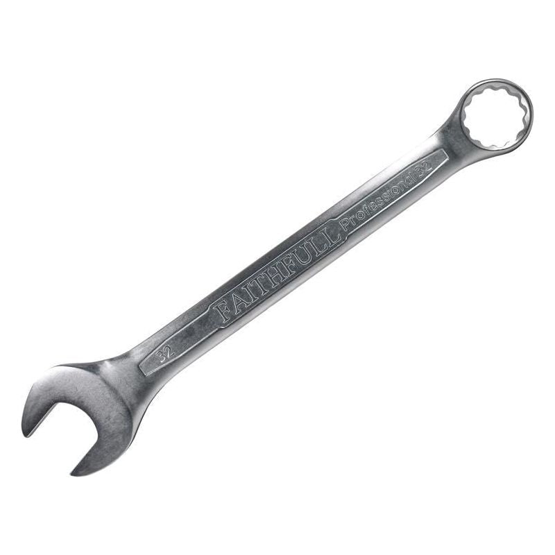 Faithfull Combination Spanner CV Satin Finish 32mm Faithfull - RockBottom Northampton