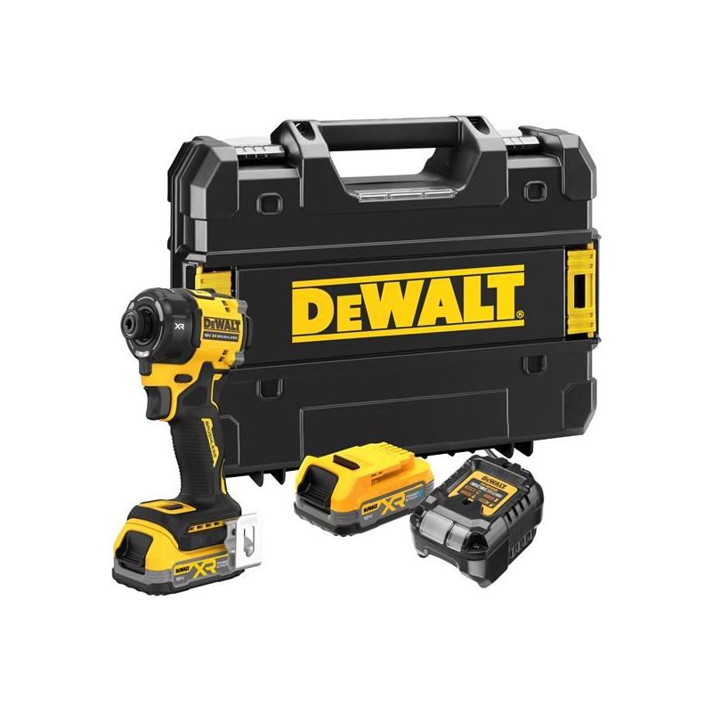 Dewalt Power Tools DCF870E2T Hyrdralic Impact Driver 18V 2 x 1.7Ah POWERSTACK™ Li-ion DeWALT Power Tools - RockBottom Northampton