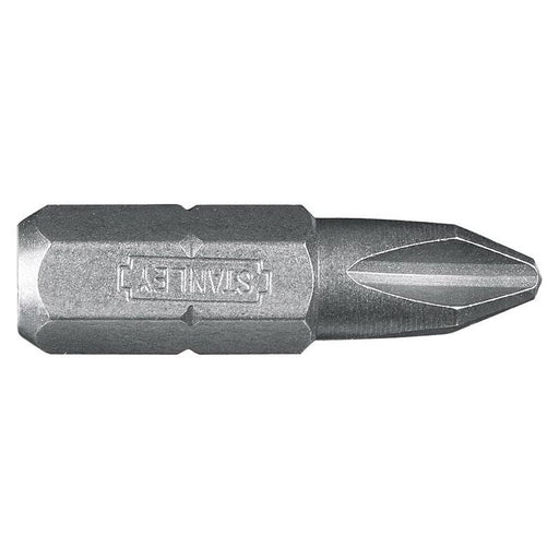 Stanley® Hand Tools Phillips Bits PH2 x 25mm (Box 25) STANLEY® Hand Tools - RockBottom Nothampton