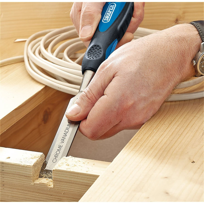 Draper Draper Expert Soft Grip Bevel Edge Wood Chisel Set, 150mm (3 Piece) Draper - Town Tools