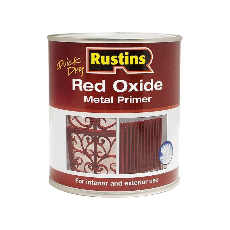 Rustins Quick Dry Red Oxide Metal Primer 2.5 litre Rustins - RockBottom Nothampton