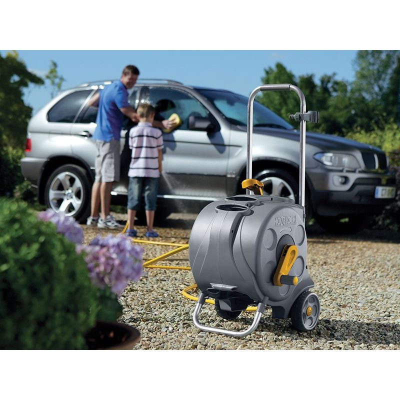 Hozelock 2416 Freestanding Compact Hose Reel + 30m of 12.5mm Hose Hozelock - RockBottom Northampton