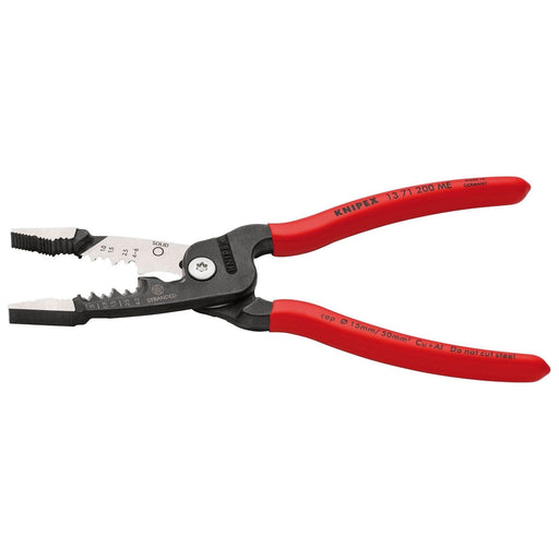 Draper Knipex 13 71 200 ME Wire Stripper with Plastic Coated Handles, 200mm Draper - Town Tools