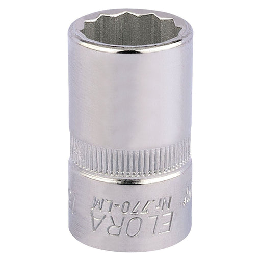Draper Elora Bi-Hexagon Socket, 1/2" Sq. Dr., 16mm 24616 Draper - Town Tools 