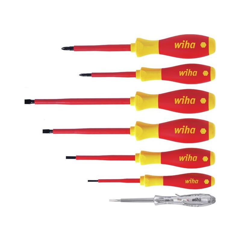 Wiha SoftFinish® electric SL/PH Screwdriver Set, 7 Piece Wiha - RockBottom Northampton