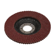 Draper Aluminium Oxide Flap Disc, 115 x 22.23mm, 80 Grit 82870 Draper - Town Tools 