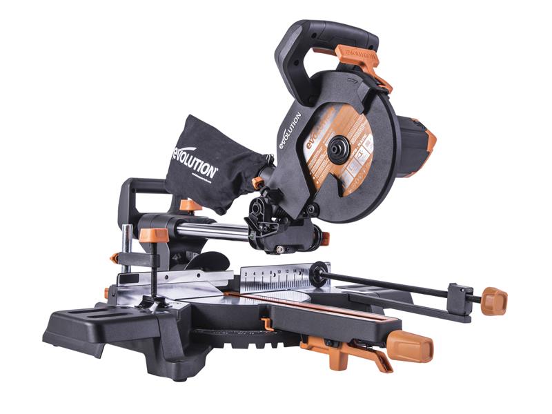Evolution - R210SMS-300+ Pro Multi-Material Sliding Mitre Saw 210mm 1500W 110V