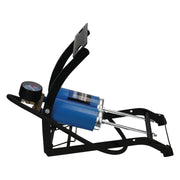 Draper Double Cylinder Foot Pump with Pressure Gauge 25996 Draper - Town Tools 