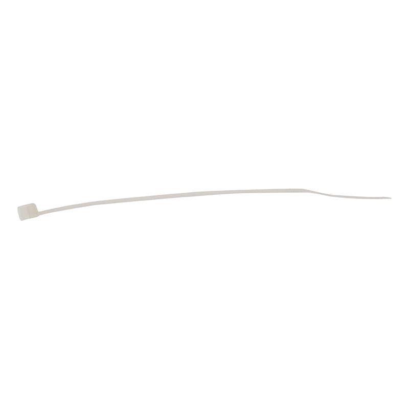 Forgefix Cable Tie Natural/Clear 4.6 x 200mm (Bag 100) ForgeFix - RockBottom Northampton