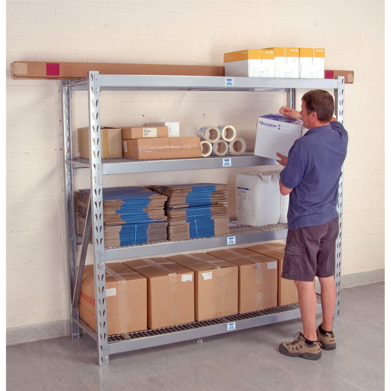 Draper Expert Heavy Duty Steel 4 Shelving Unit, 1959 x 610 x 1830mm 05227 Draper - Town Tools 