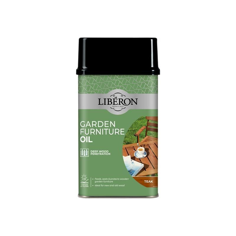 Liberon Garden Furniture Oil Teak 500ml Liberon - RockBottom Northampton