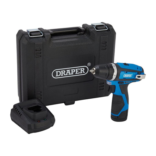 Draper 12V Drill Driver, 1 x 1.5Ah Battery, 1 x Fast Charger Draper - Town Tools
