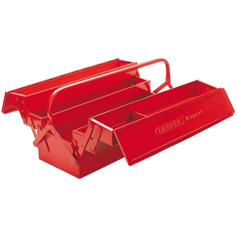 Draper Extra Long Four Tray Cantilever Tool Box, 530mm 88904 Draper - Town Tools 