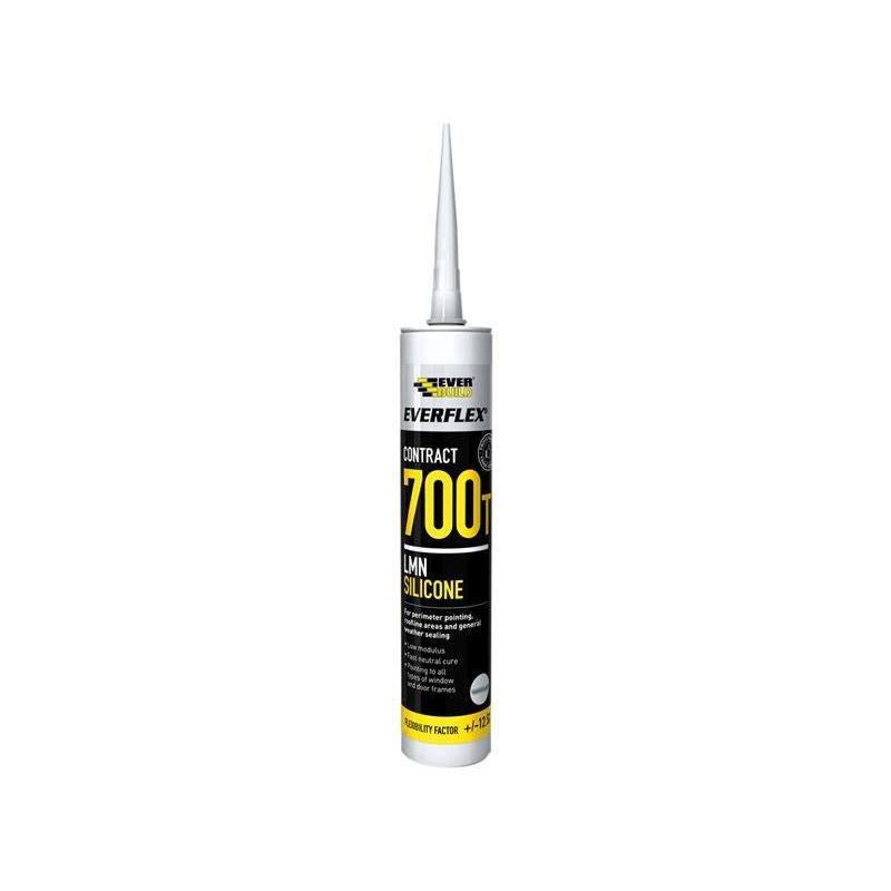Everbuild Sika Everflex® 700T LMN Silicone Black 300ml Everbuild Sika - RockBottom Northamptin