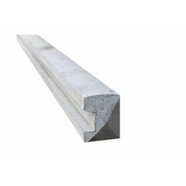 8" 2440mm Slotted Concrete End Post